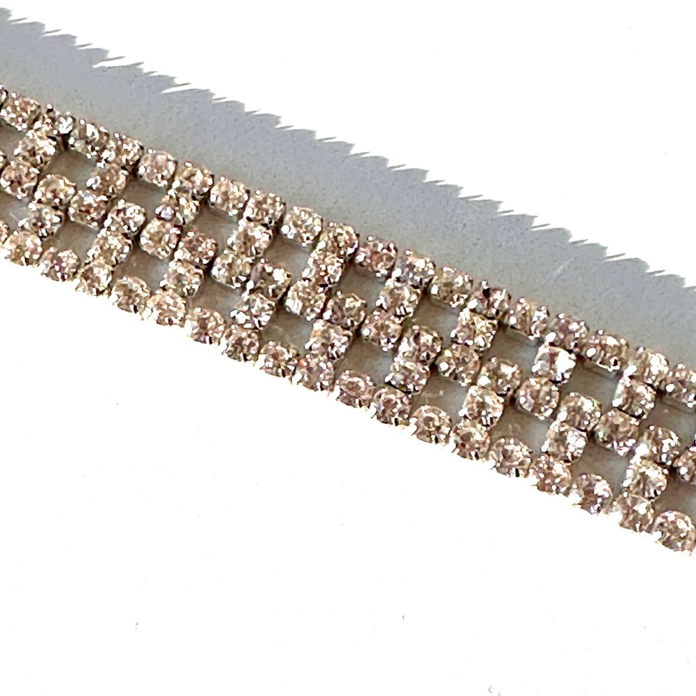 Rhinestone Bracelet | Silver-Tone - Picture 5 of 10